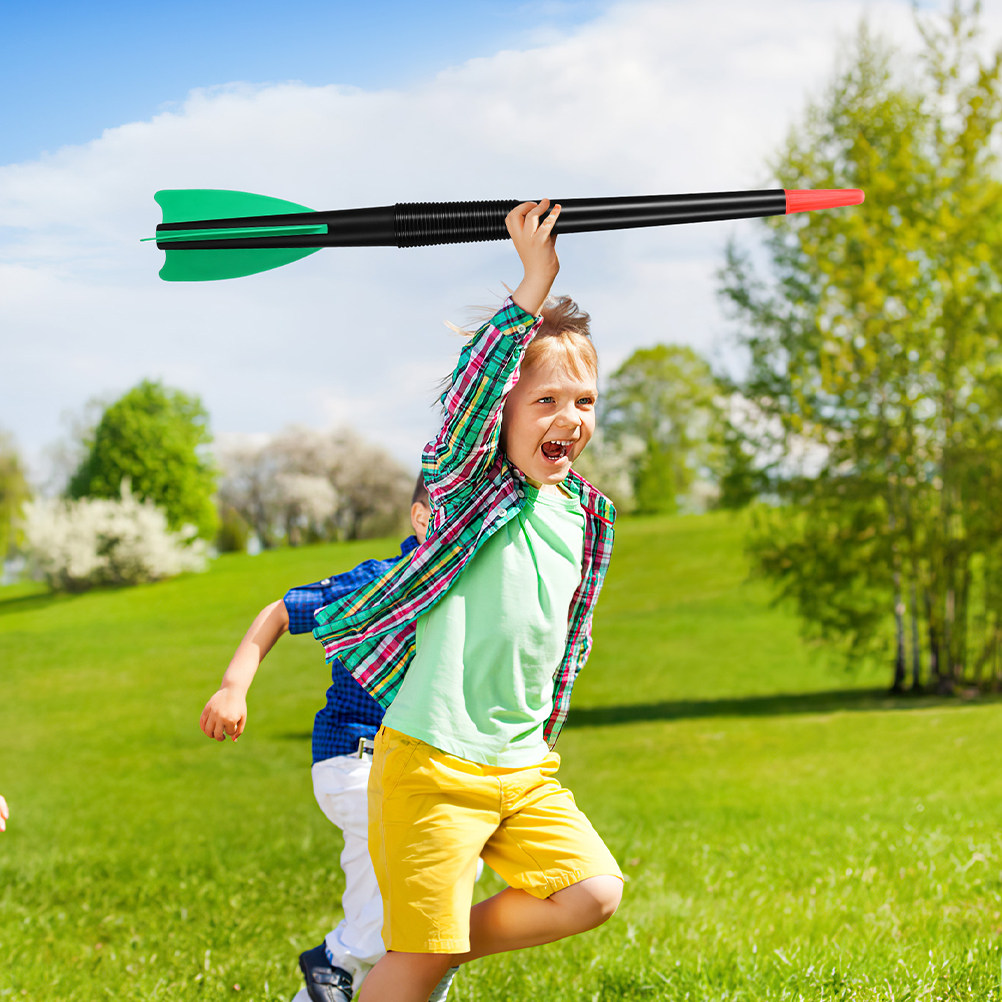 Sports Equipment Javelin - 2個入り子供用安全ABS製ジャベリン感覚統合トレーニングツール 室内・屋外用身体活動 幼稚園スポーツ用品