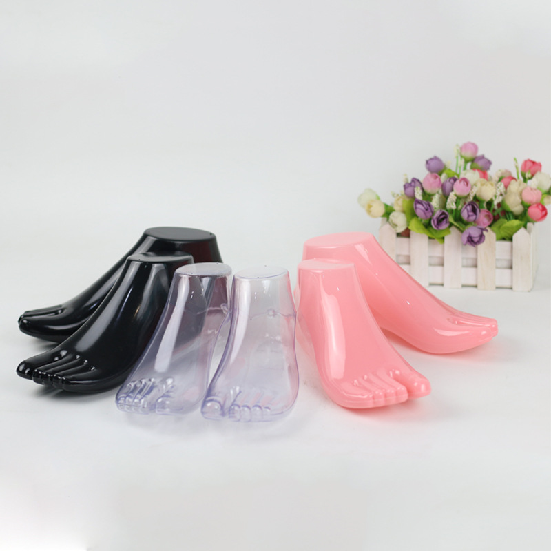 Sports Equipment Photos - 耐久性のあるプラスチック製フットモールド、スプリットトゥシューツリー、スニーカーやサンダル用ディスプレイラック、形状保持スポーツ用品