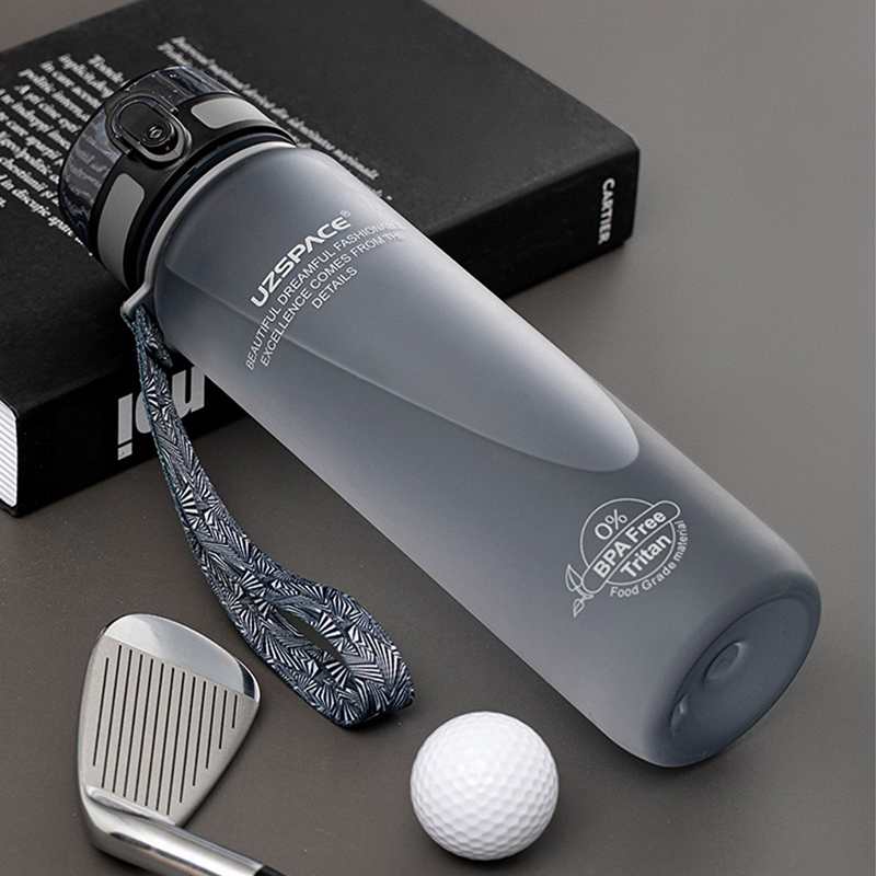 Uzspaceウォーターボトル漏れ防止飲用ケトルbpaフリー - Sports Equipment Photos のレビューと価格
