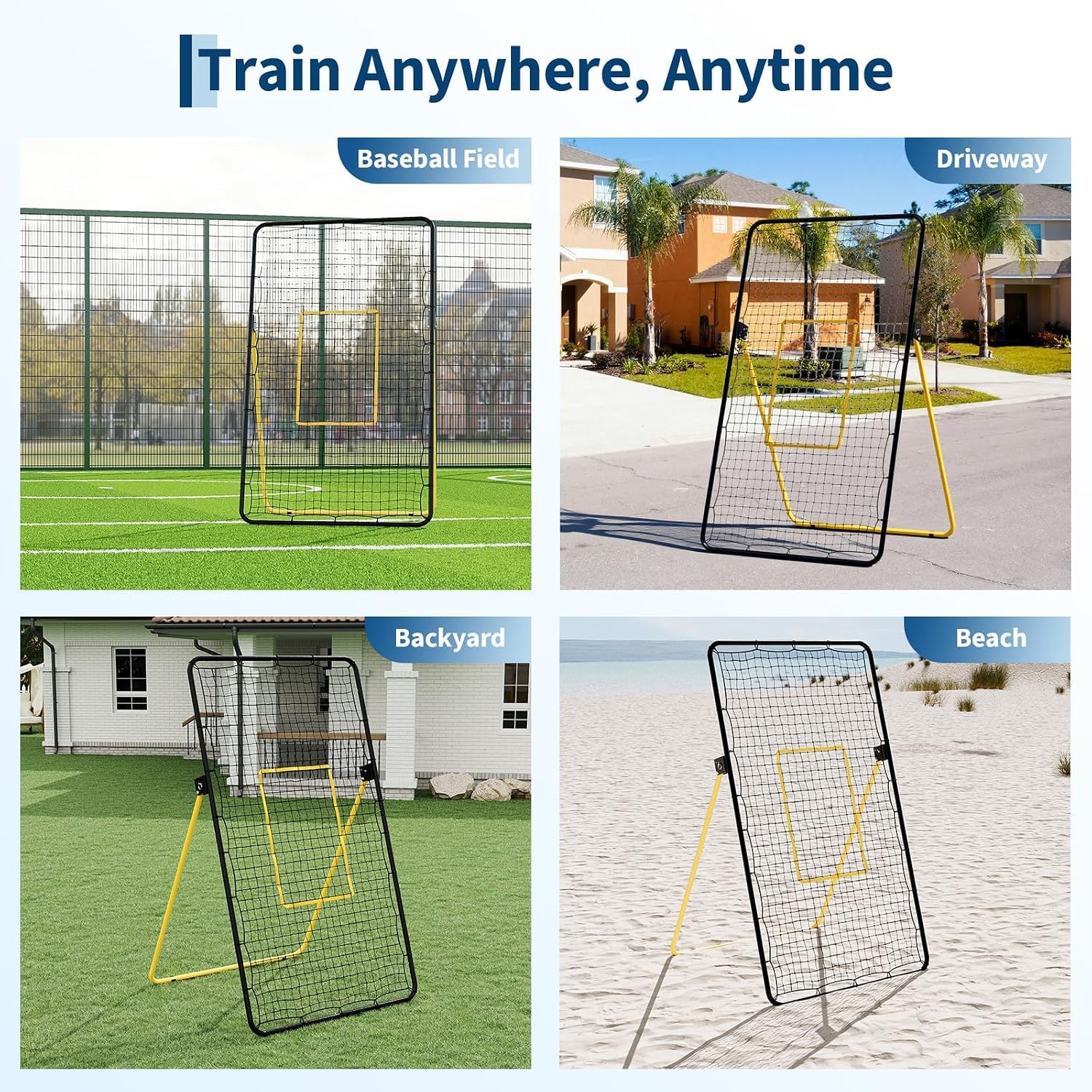 7x4フィート バレーボールリターンネット ヘビーデューティ - Sports Equipment For Volleyball のレビューと価格