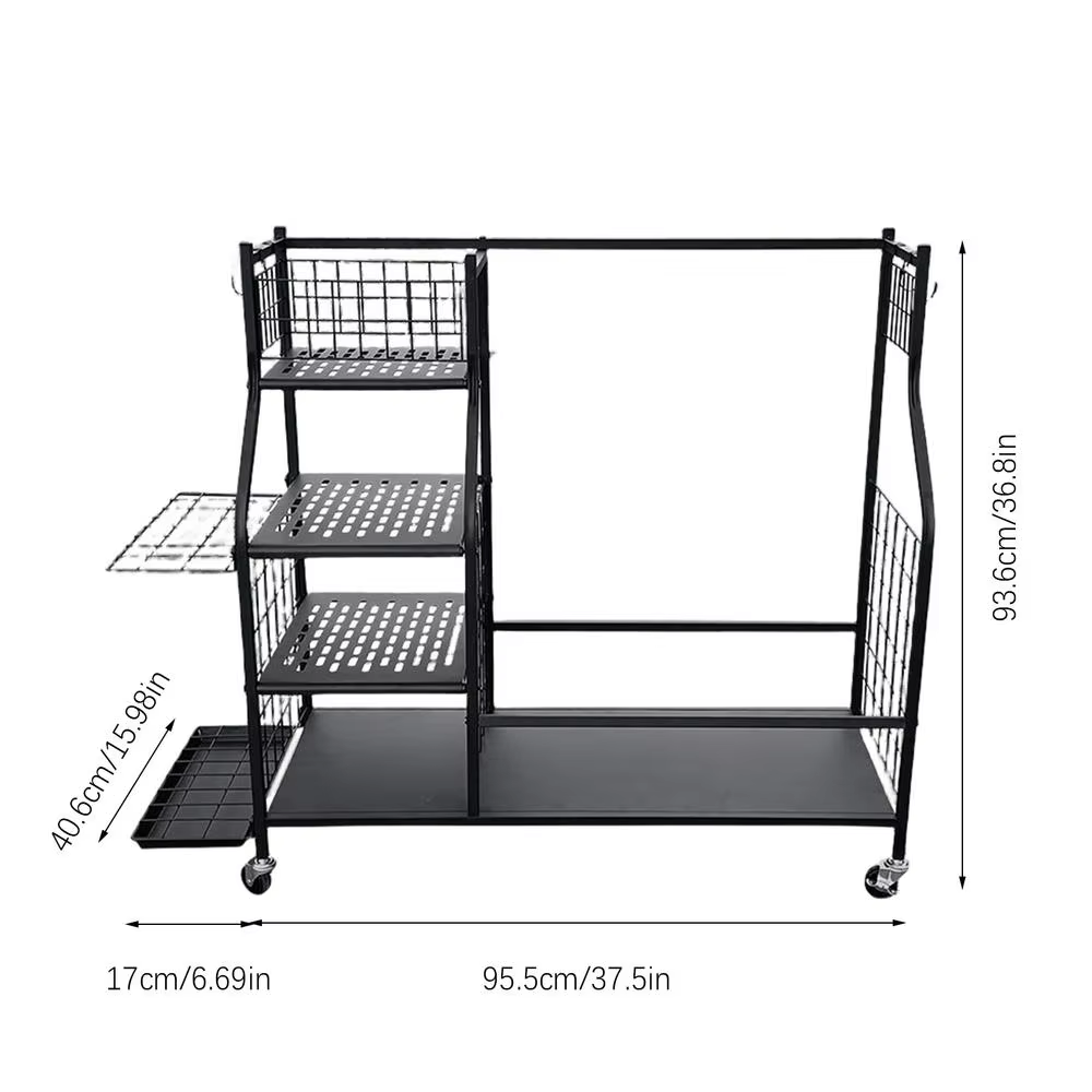 ゴルフバッグ収納ガレージオーガナイザーラック 2 スポーツバ - Sports Equipment Organizer Rack のレビューと価格