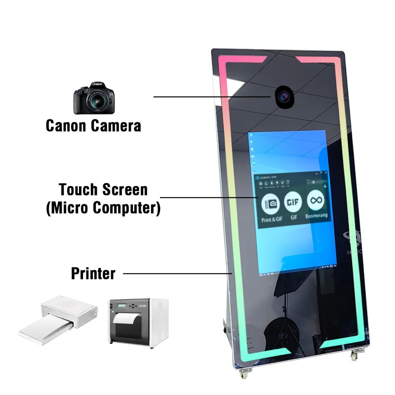 パーティーウェディングスマートタッチフォトブース360撮影ス - Sports Equipment Photos のレビューと価格
