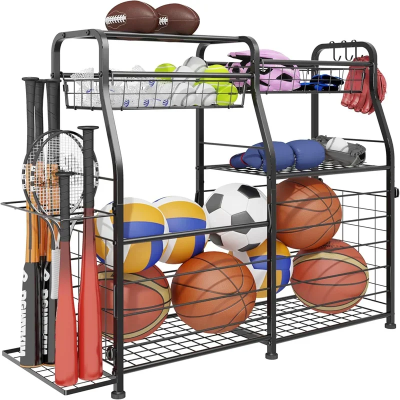 2026 ボール収納ラック ガレージオーガナイザーシステム  - Sports Equipment For Volleyball のレビューと価格